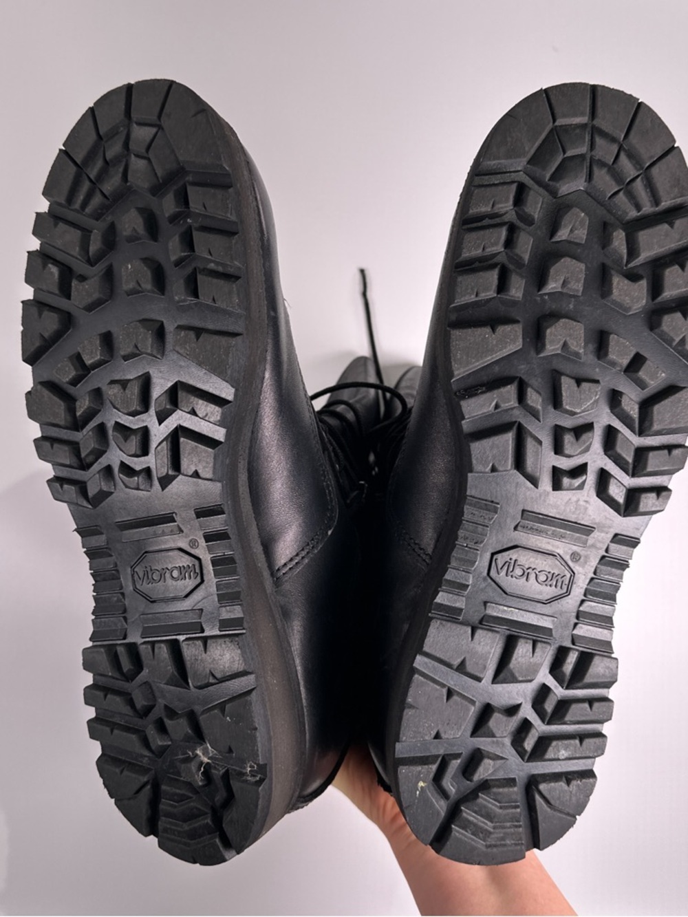 Belleville Mens 10.5 Black Leather GoreTex Zip Distressed Grunge Combat Boots - Picture 8 of 12